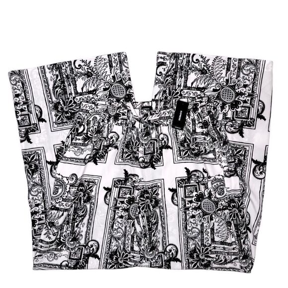 NWT EXPRESS High waisted design wide leg pants Size Small - Picture 6 of 10